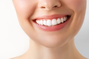 woman smiling