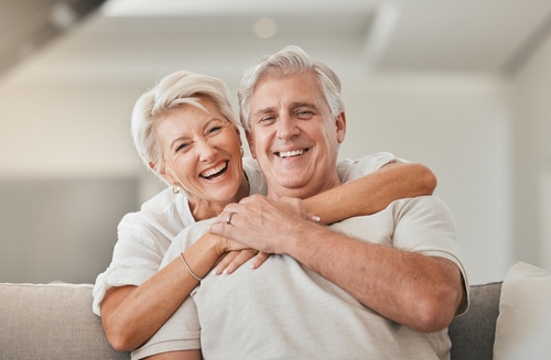 older couple smiling