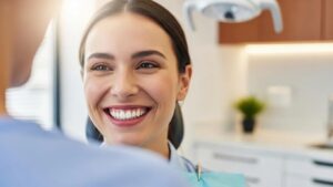 smiling-person-in-a-dental-office-representing-effective-halitosis-treatment-and-fresh-breath