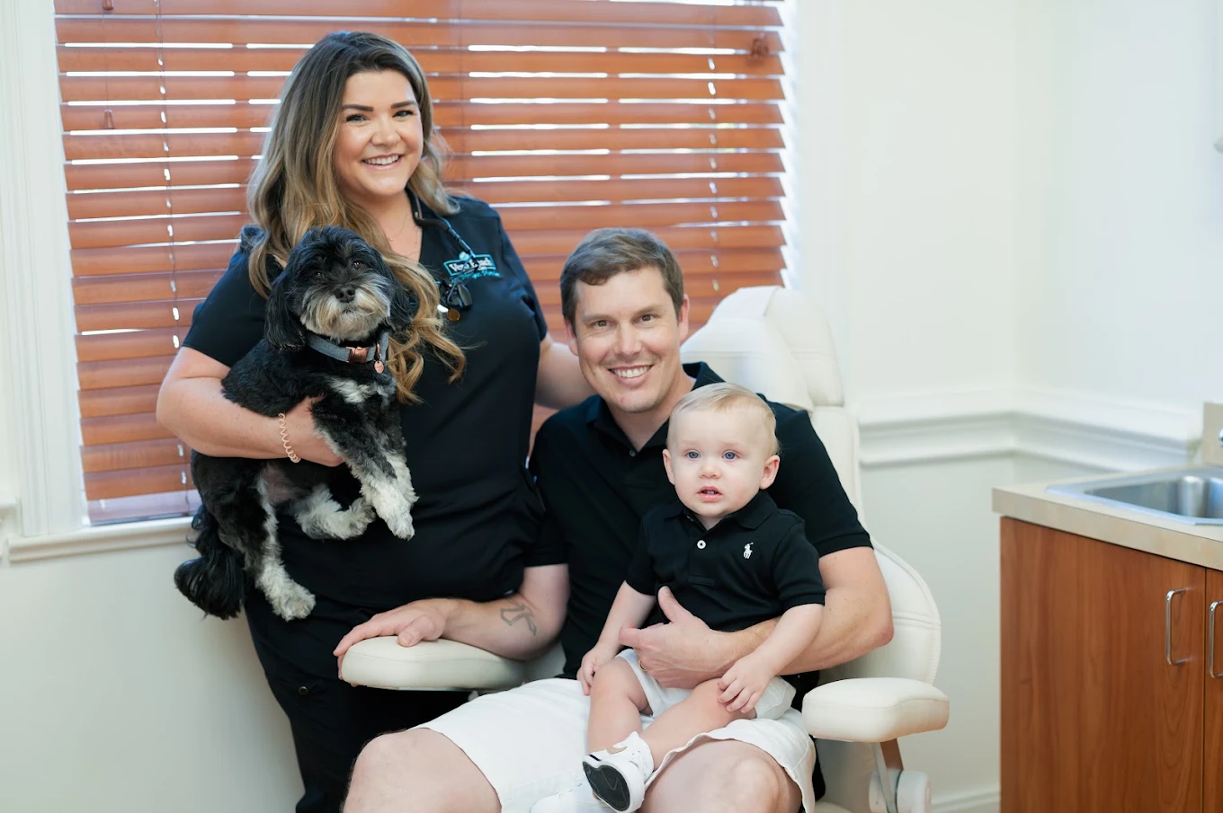 Dr. Morgan Clay and family